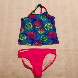 OP girls size Large or 10/12 2 piece bathing suit